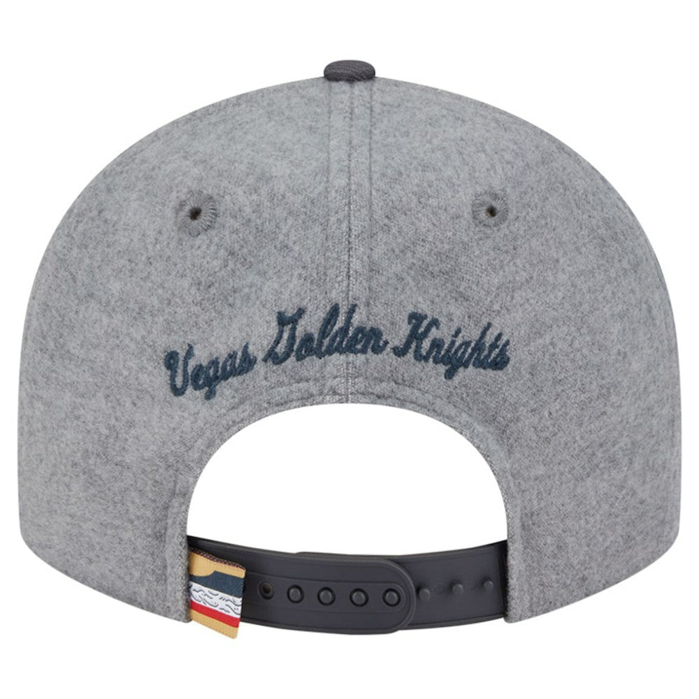 Vegas Golden Knights New Era Wool Pin Low Profile 9FIFTY Snapback Hat - Gray/Black - NHL 202715583