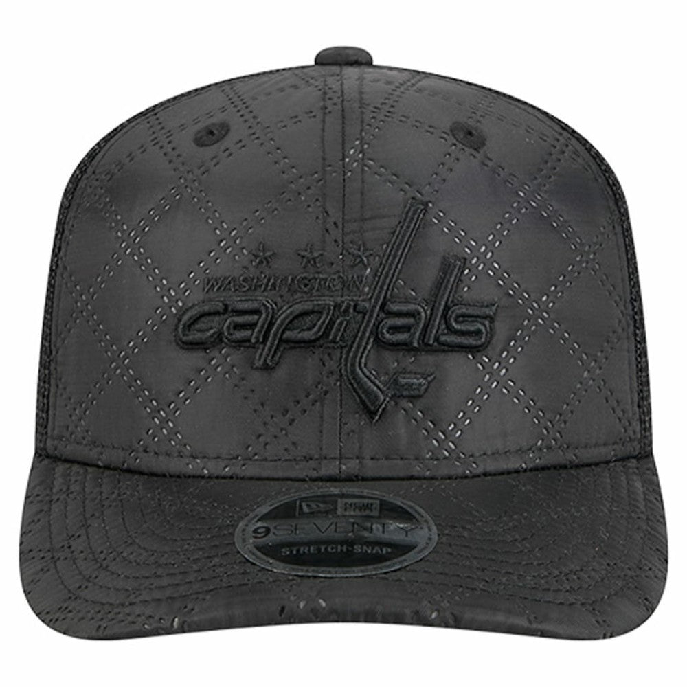 Washington Capitals New Era Quilted Nylon 9SEVENTY Adjustable Trucker Hat - Black - NHL 202715654