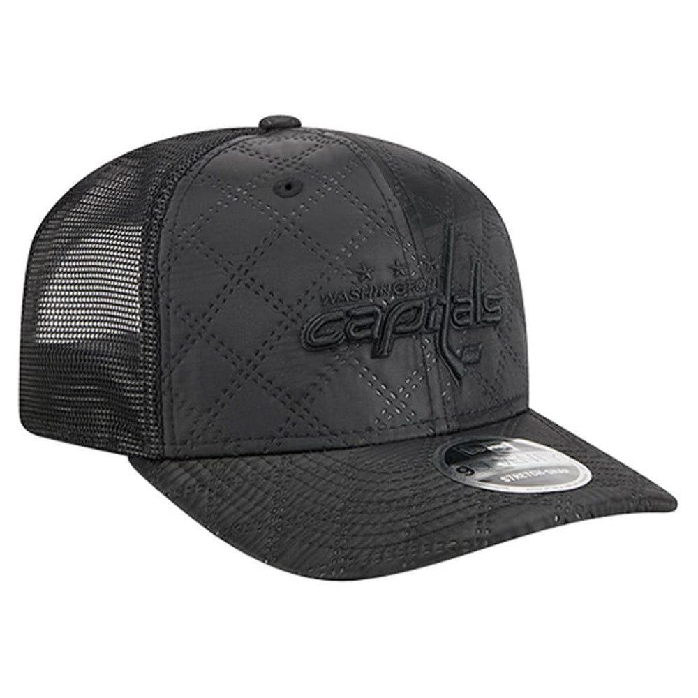 Washington Capitals New Era Quilted Nylon 9SEVENTY Adjustable Trucker Hat - Black - NHL 202715654