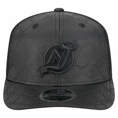 New Jersey Devils New Era Quilted Nylon 9SEVENTY Adjustable Trucker Hat - Black - NHL 202715656