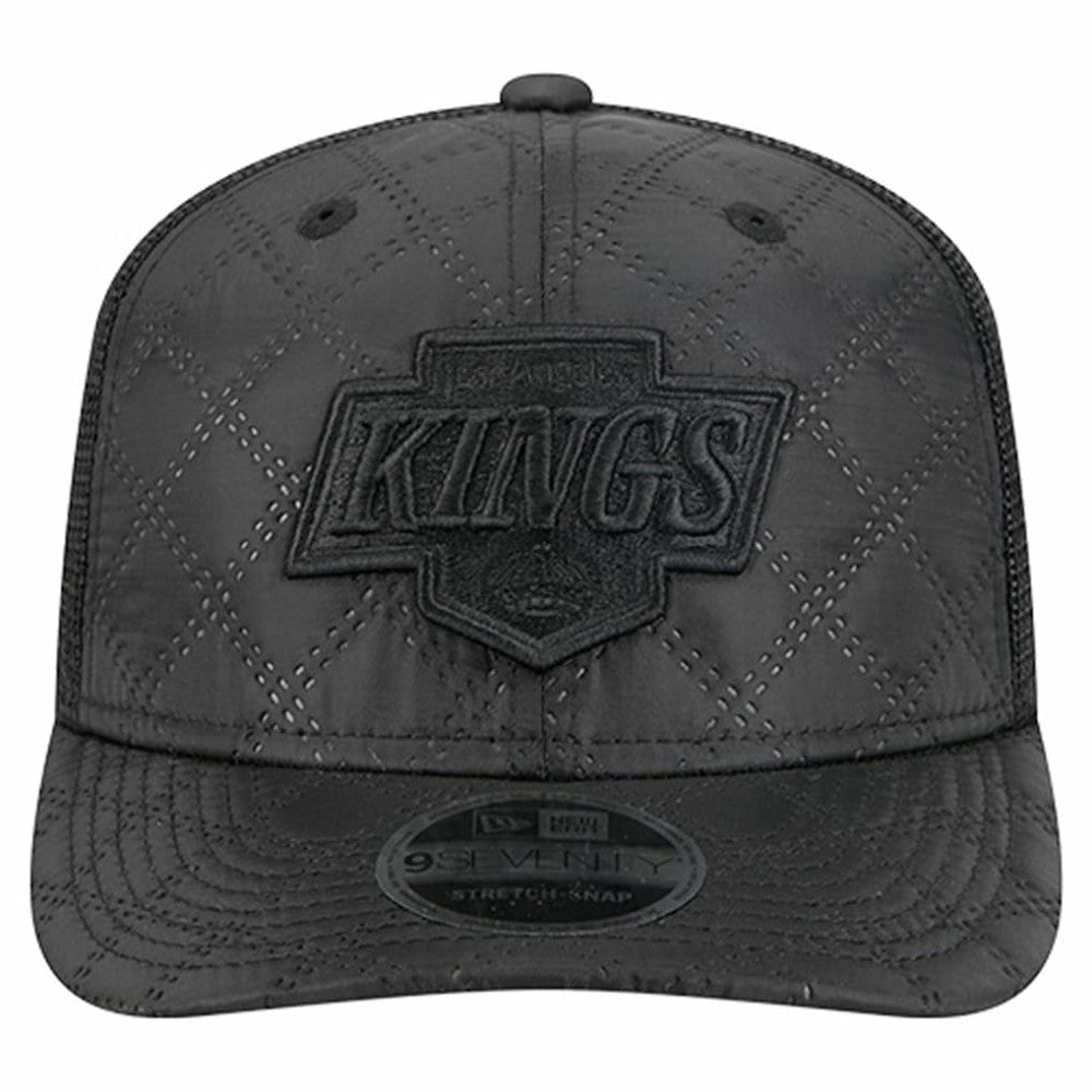 Los Angeles Kings New Era Quilted Nylon 9SEVENTY Adjustable Trucker Hat - Black - NHL 202715657