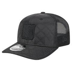New York Rangers New Era Quilted Nylon 9SEVENTY Adjustable Trucker Hat - Black - NHL 202715658