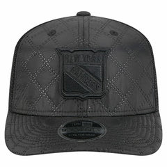 New York Rangers New Era Quilted Nylon 9SEVENTY Adjustable Trucker Hat - Black - NHL 202715658