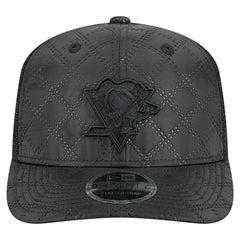 Pittsburgh Penguins New Era Quilted Nylon 9SEVENTY Adjustable Trucker Hat - Black - NHL 202715660