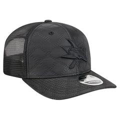 San Jose Sharks New Era Quilted Nylon 9SEVENTY Adjustable Trucker Hat - Black - NHL 202715661
