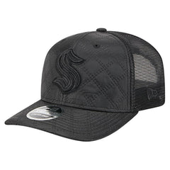 Seattle Kraken New Era Quilted Nylon 9SEVENTY Adjustable Trucker Hat - Black - NHL 202715662