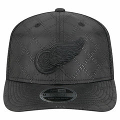 Detroit Red Wings New Era Quilted Nylon 9SEVENTY Adjustable Trucker Hat - Black - NHL 202715673