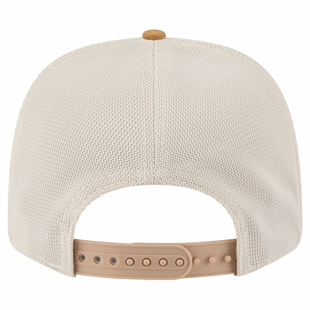 New Jersey Devils New Era Two-Tone Trucker 9SEVENTY Stretch Snap Adjustable Hat - Tan/Light Brown - NHL 202715682