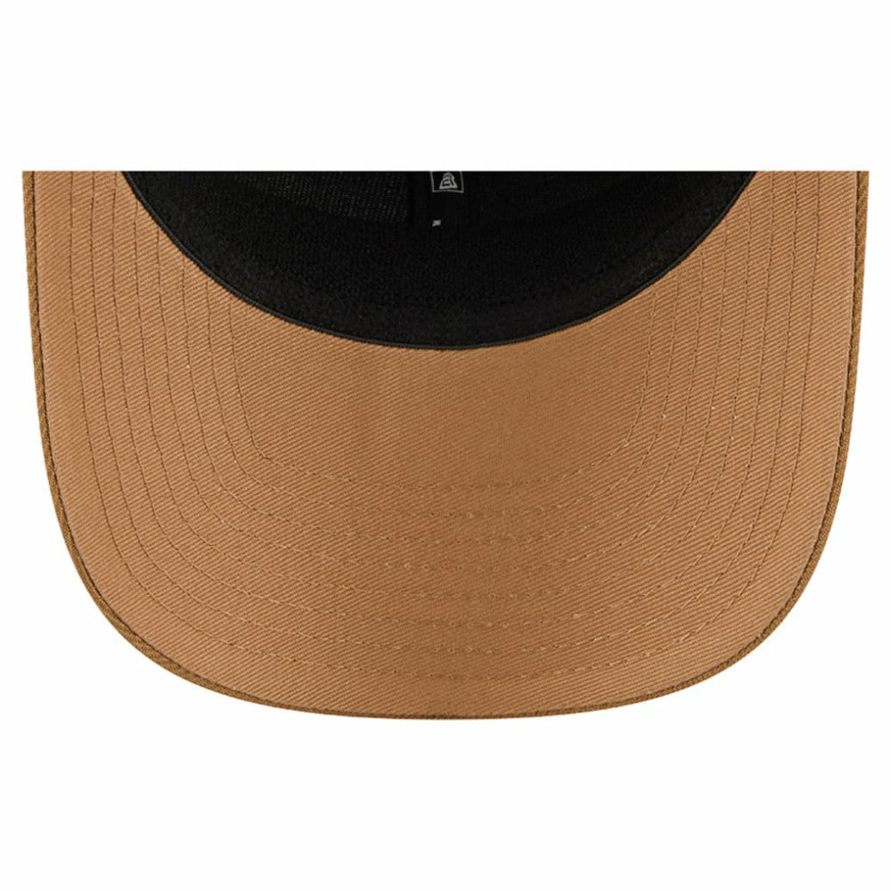 New Jersey Devils New Era Two-Tone Trucker 9SEVENTY Stretch Snap Adjustable Hat - Tan/Light Brown - NHL 202715682