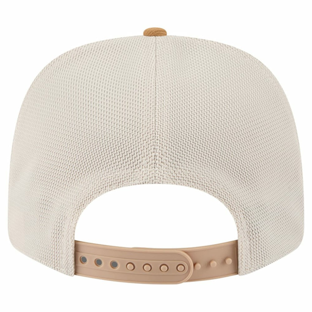 New York Rangers New Era Two-Tone Trucker 9SEVENTY Stretch Snap Adjustable Hat - Tan/Light Brown - NHL 202715683