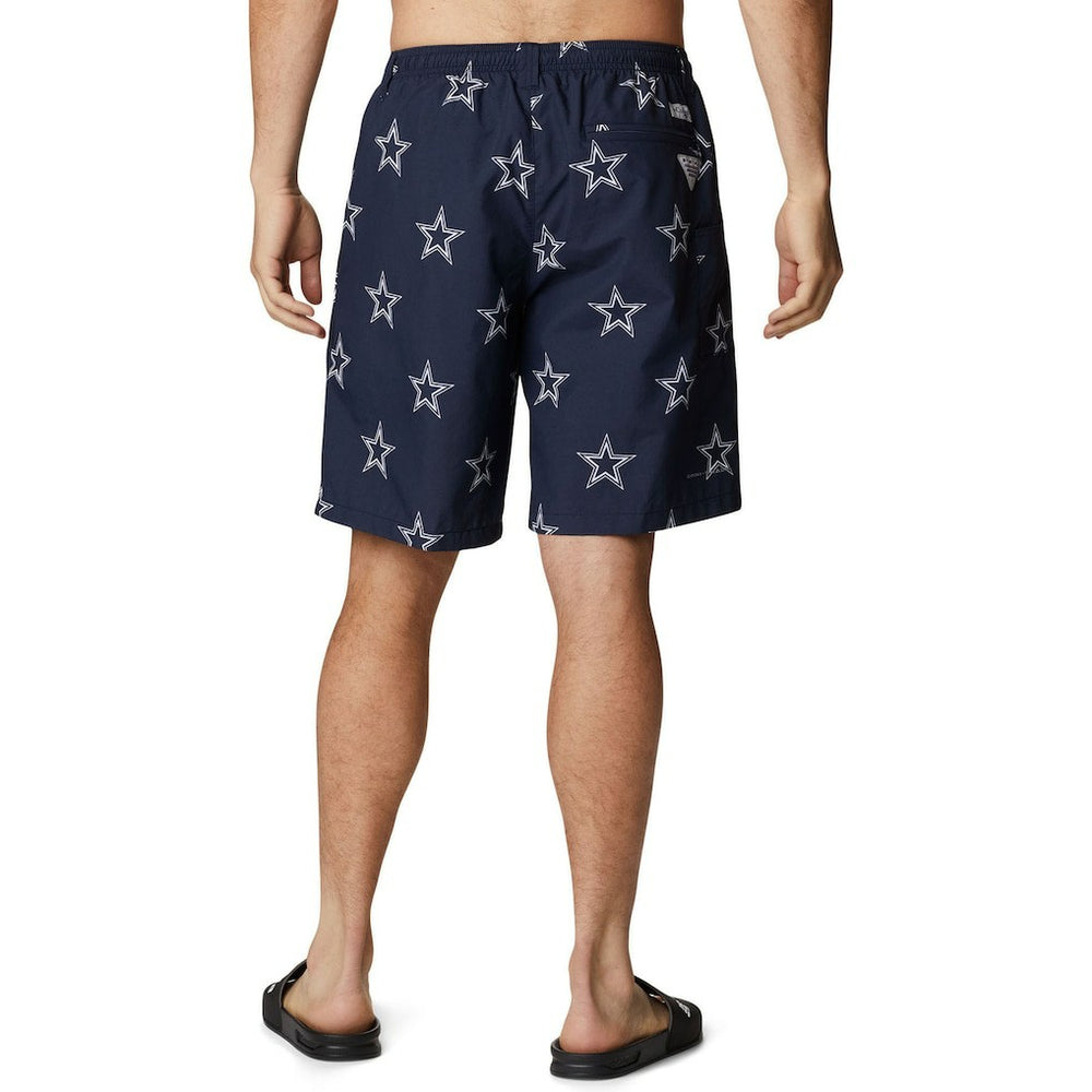 Columbia Dallas Cowboys Backcast III Printed Shorts Navy