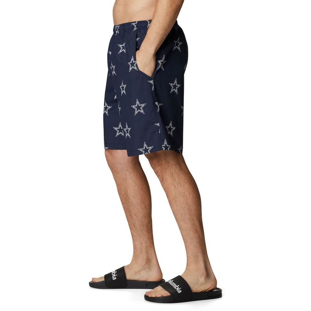 Columbia Dallas Cowboys Backcast III Printed Shorts Navy