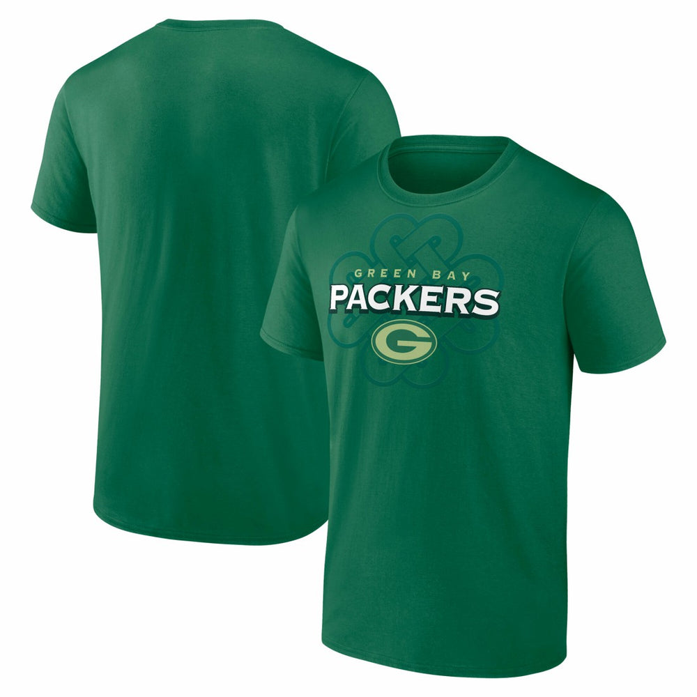 Fanatics Green Bay Packers Celtic Luck T-Shirt Kelly Green