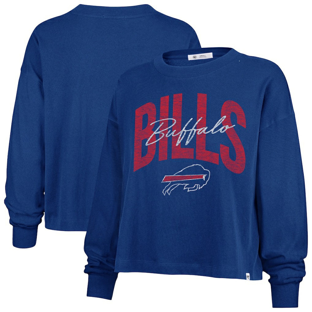 47 brand Buffalo Bills '47 Women's Plus Size Muse Sydney Long Sleeve T-Shirt Royal