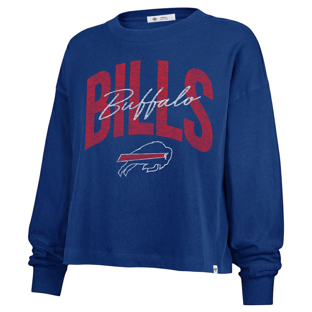 47 brand Buffalo Bills '47 Women's Plus Size Muse Sydney Long Sleeve T-Shirt Royal