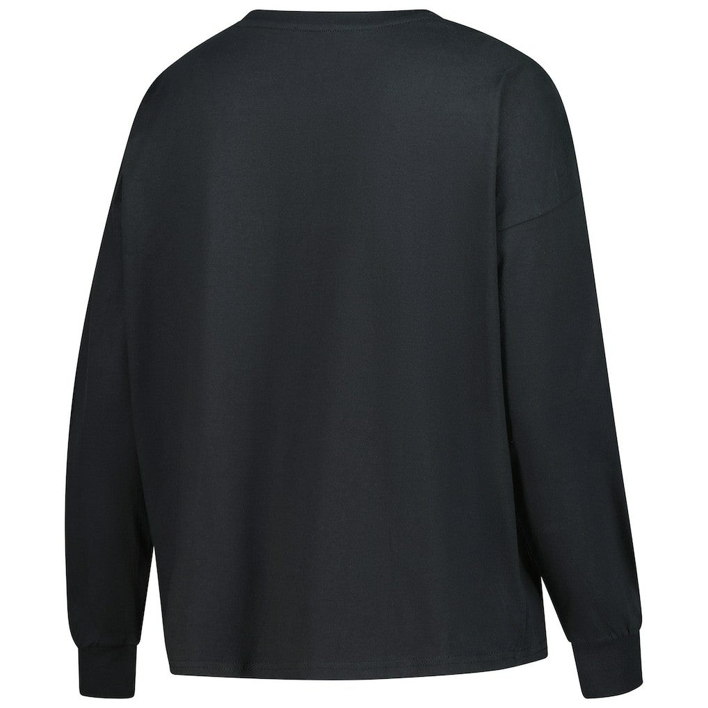 47 brand Cincinnati Bengals '47 Women's Plus Size Muse Sydney Long Sleeve T-Shirt Black
