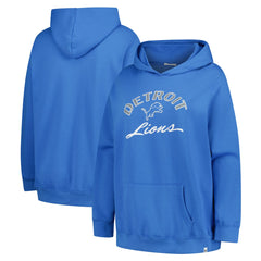 47 brand Detroit Lions '47 Women's Plus Size Whirlwind Naomi Hoodie Blue