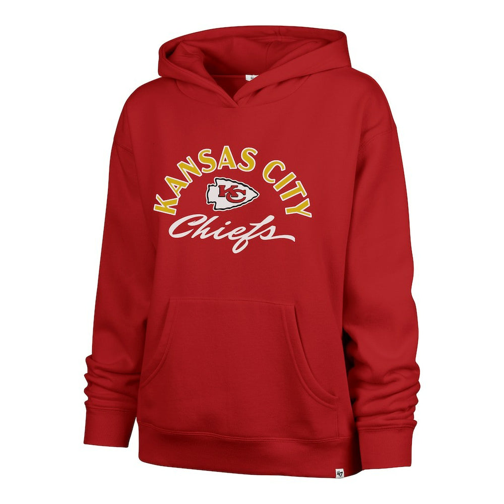 47 brand Kansas City Chiefs '47 Women's Plus Size Whirlwind Naomi Hoodie Red