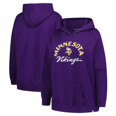 47 brand Minnesota Vikings '47 Women's Plus Size Whirlwind Naomi Hoodie Purple
