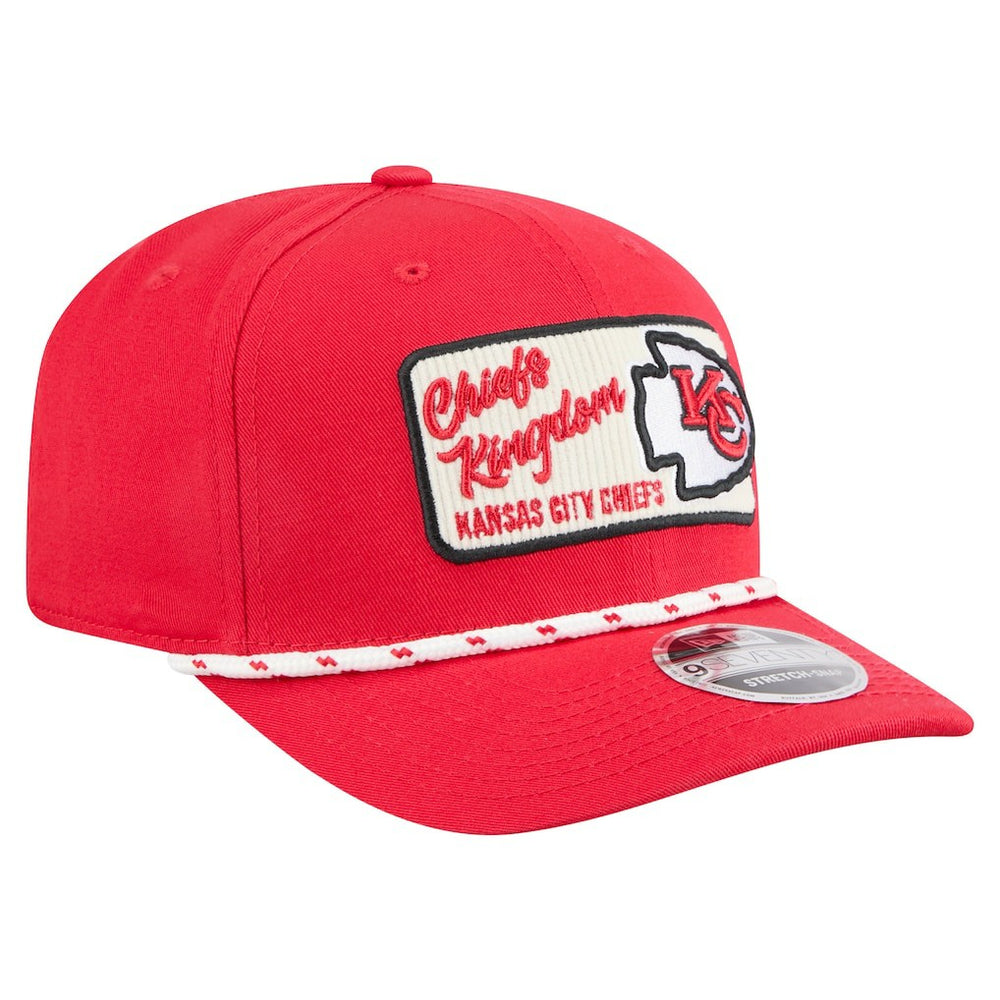 Kansas City Chiefs New Era Chant 9SEVENTY Stretch-Snap Hat Red
