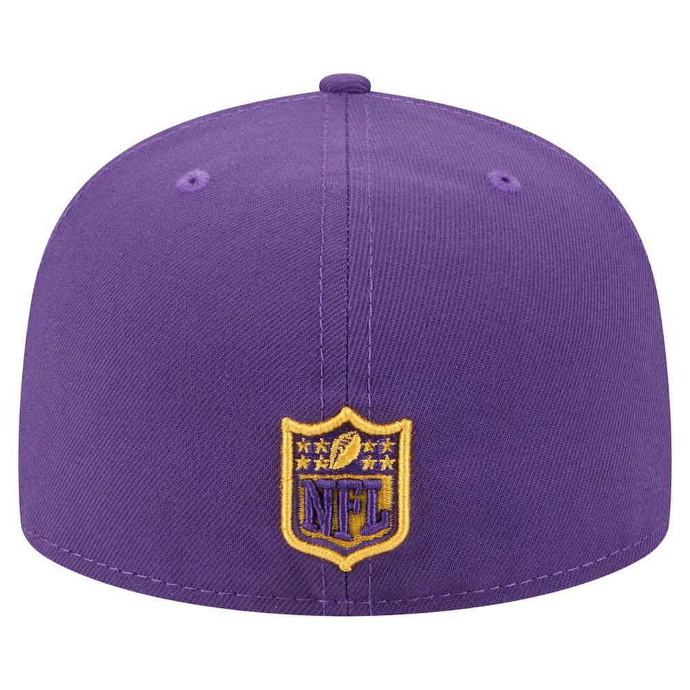 Minnesota Vikings New Era Oversized 59FIFTY Fitted Hat Purple