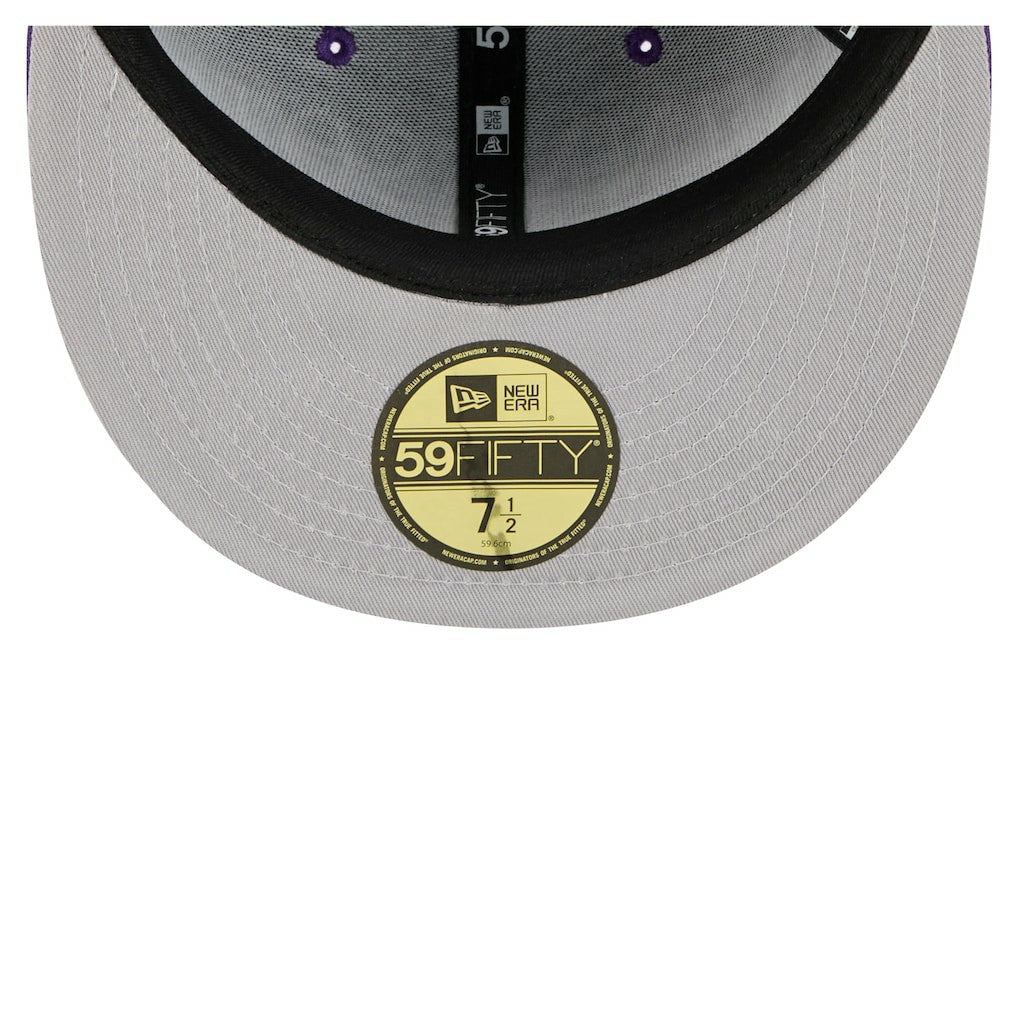 Minnesota Vikings New Era Oversized 59FIFTY Fitted Hat Purple