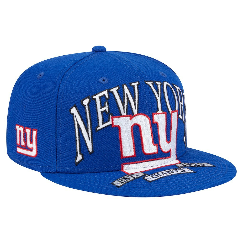 New York Giants New Era Oversized 59FIFTY Fitted Hat Royal