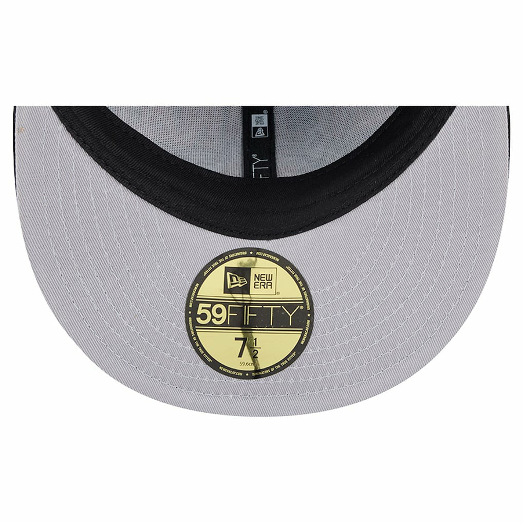 Cincinnati Bengals New Era Head Oversized 59FIFTY Fitted Hat Black