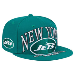 New York Jets New Era Oversized 59FIFTY Fitted Hat Green