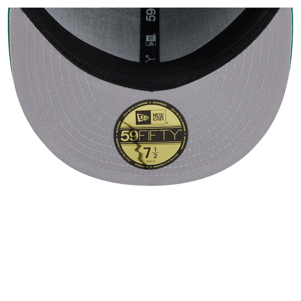 Philadelphia Eagles New Era Throwback Oversized 59FIFTY Fitted Hat Kelly Green