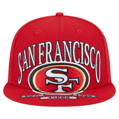 San Francisco 49ers New Era Oversized 59FIFTY Fitted Hat Scarlet