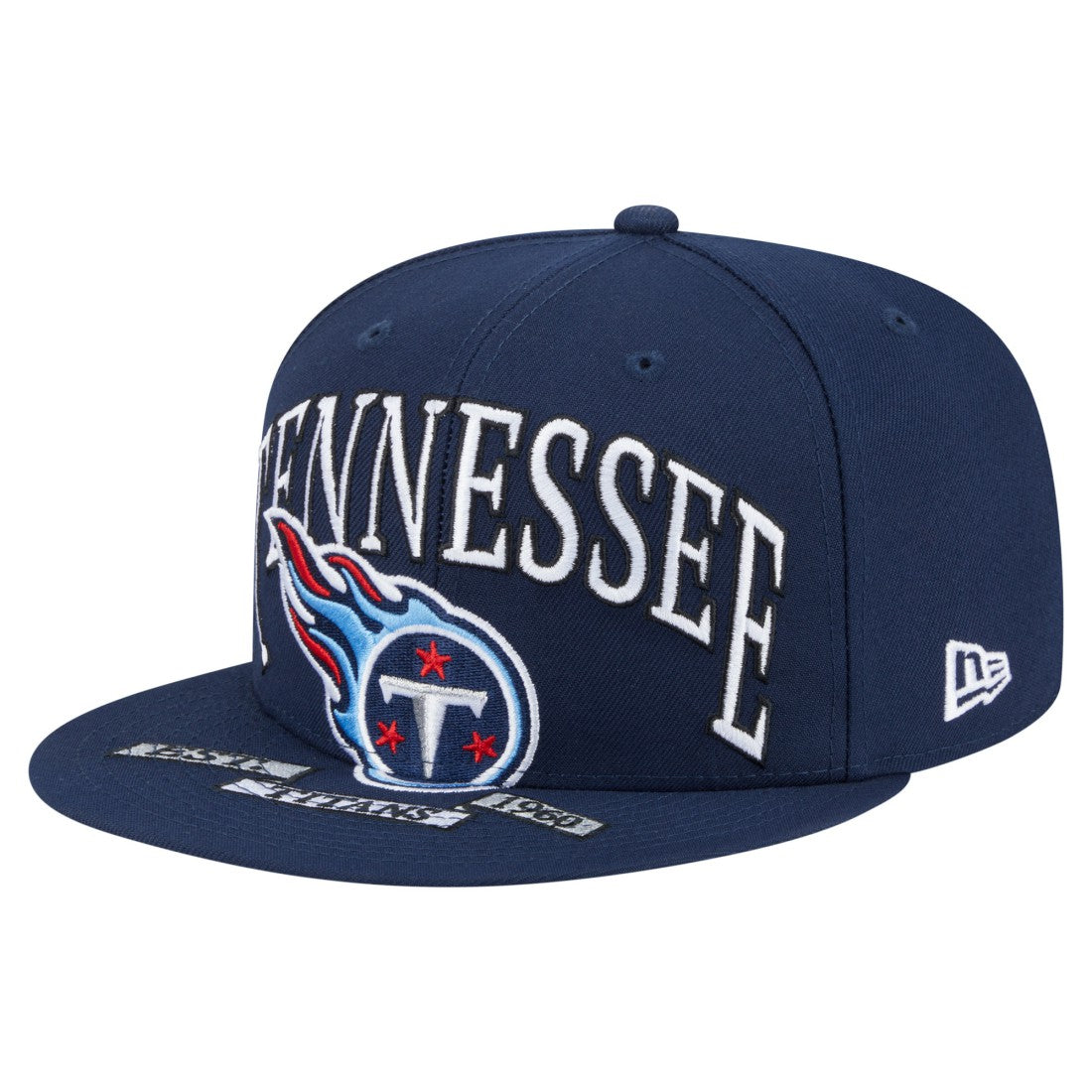 Tennessee Titans New Era Oversized 59FIFTY Fitted Hat Navy