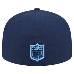 Tennessee Titans New Era Oversized 59FIFTY Fitted Hat Navy