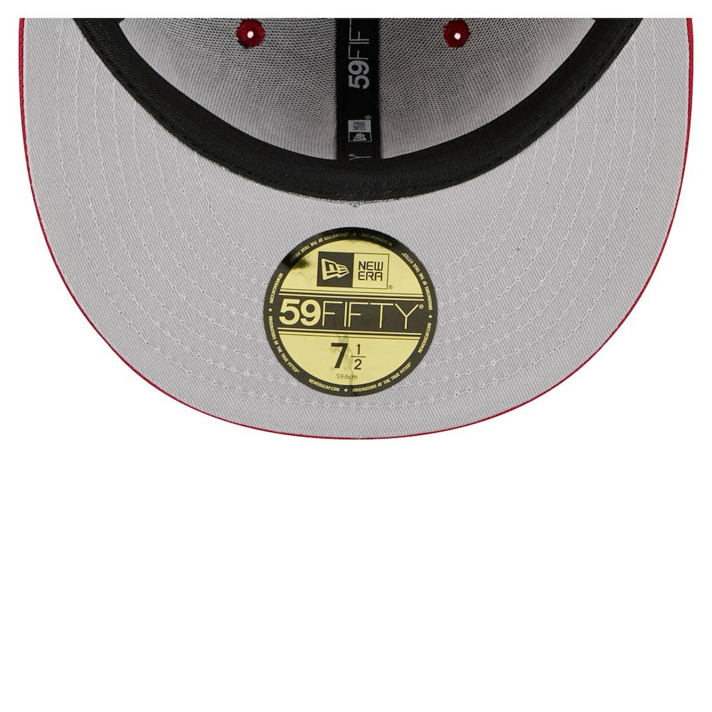 Arizona Cardinals New Era Oversized 59FIFTY Fitted Hat Cardinal