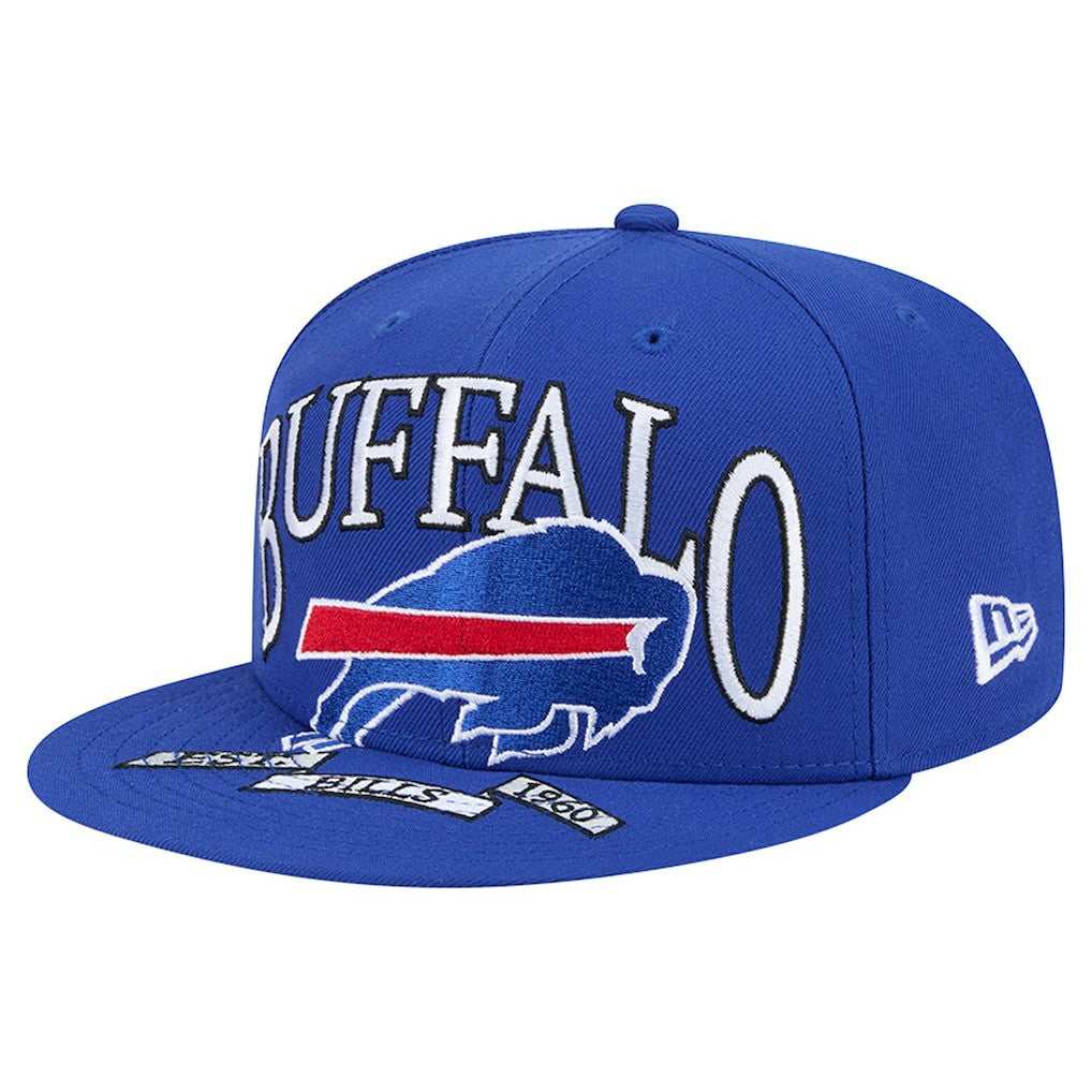 Buffalo Bills New Era Oversized 59FIFTY Fitted Hat Royal