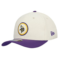 Minnesota Vikings New Era Loyal Corduroy 9SEVENTY Adjustable Hat Stone