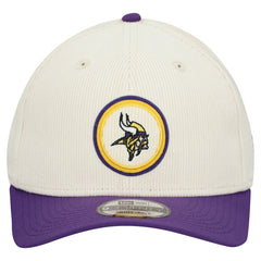 Minnesota Vikings New Era Loyal Corduroy 9SEVENTY Adjustable Hat Stone