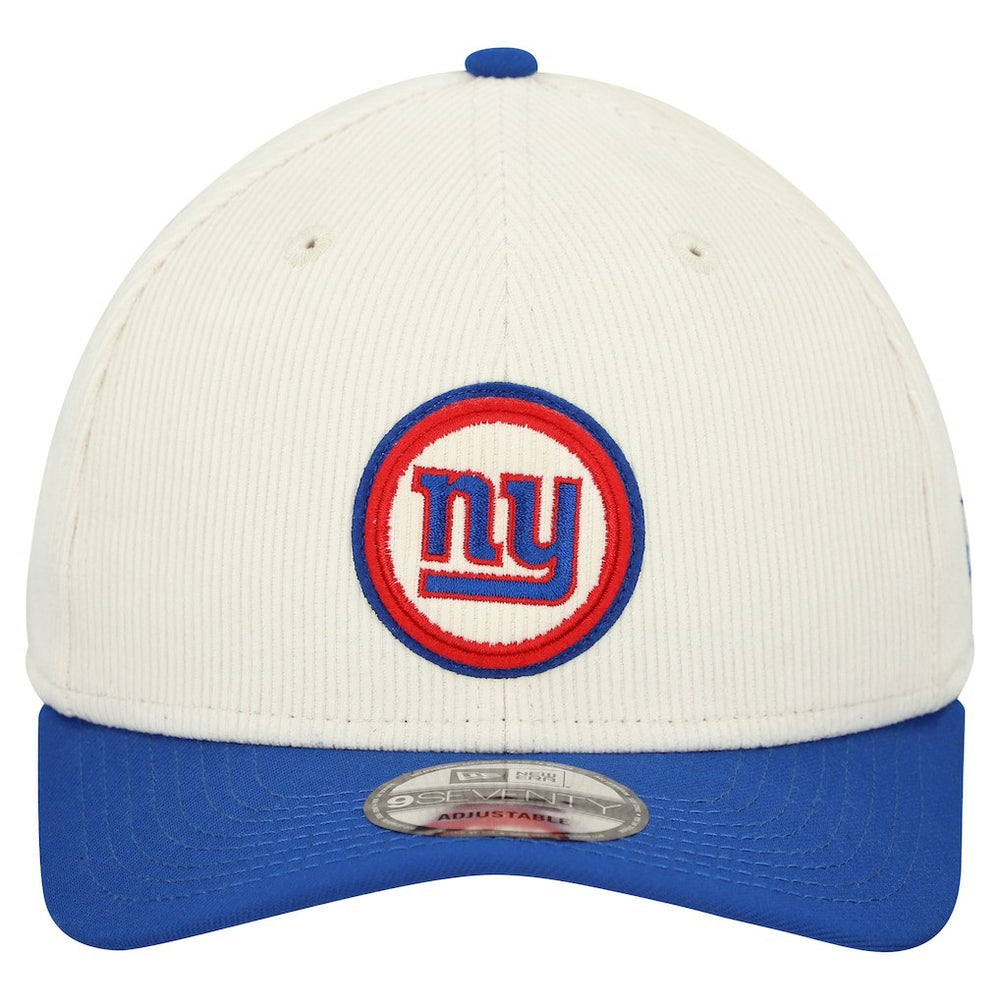 New York Giants New Era Loyal Corduroy 9SEVENTY Adjustable Hat Stone