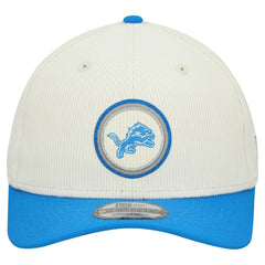 Detroit Lions New Era Loyal Corduroy 9SEVENTY Adjustable Hat Stone