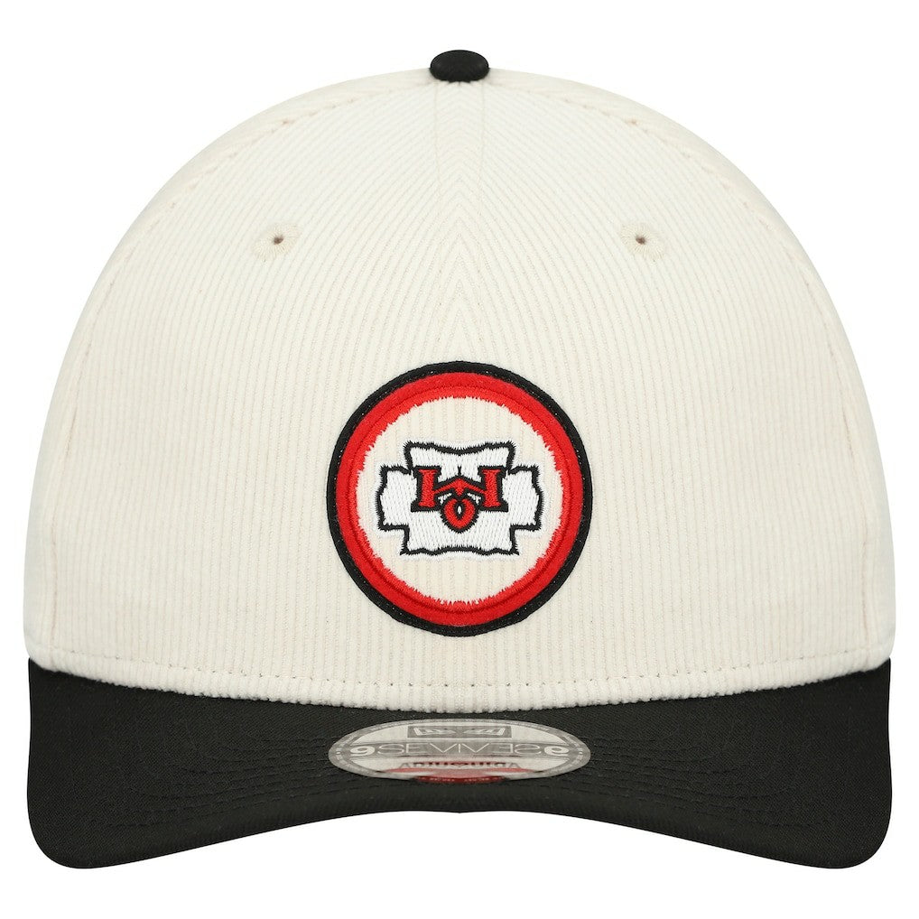 Kansas City Chiefs New Era Loyal Corduroy 9SEVENTY Adjustable Hat Stone