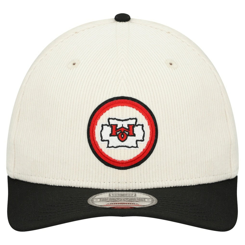Kansas City Chiefs New Era Loyal Corduroy 9SEVENTY Adjustable Hat Stone