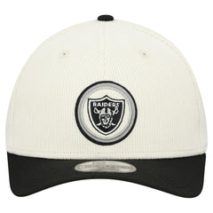 Las Vegas Raiders New Era Loyal Corduroy 9SEVENTY Adjustable Hat Stone