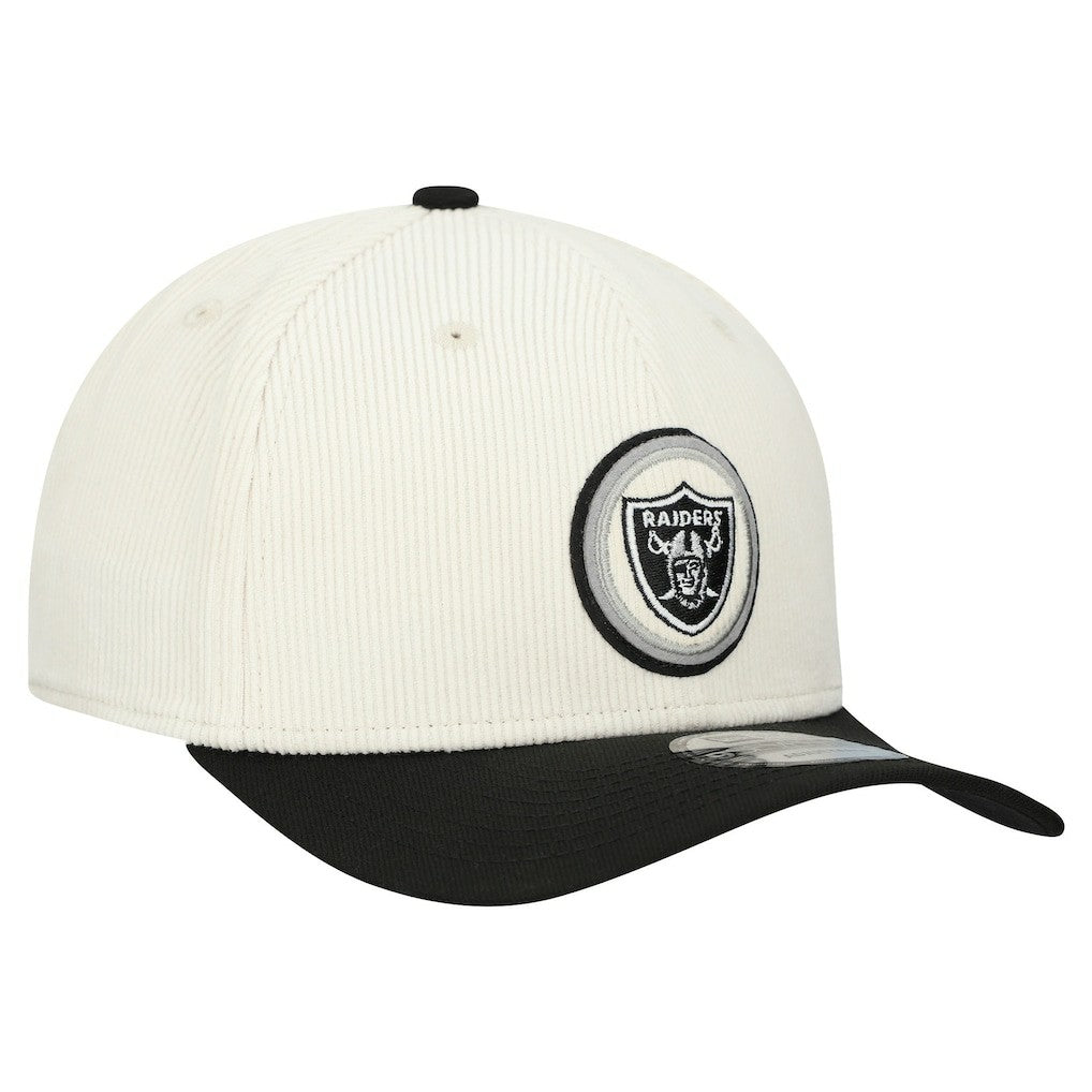 Las Vegas Raiders New Era Loyal Corduroy 9SEVENTY Adjustable Hat Stone