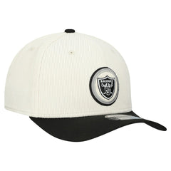Las Vegas Raiders New Era Loyal Corduroy 9SEVENTY Adjustable Hat Stone