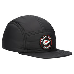 Kansas City Chiefs New Era Quilted Camper Adjustable Hat Black