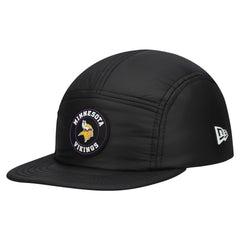 Minnesota Vikings New Era Quilted Camper Adjustable Hat Black