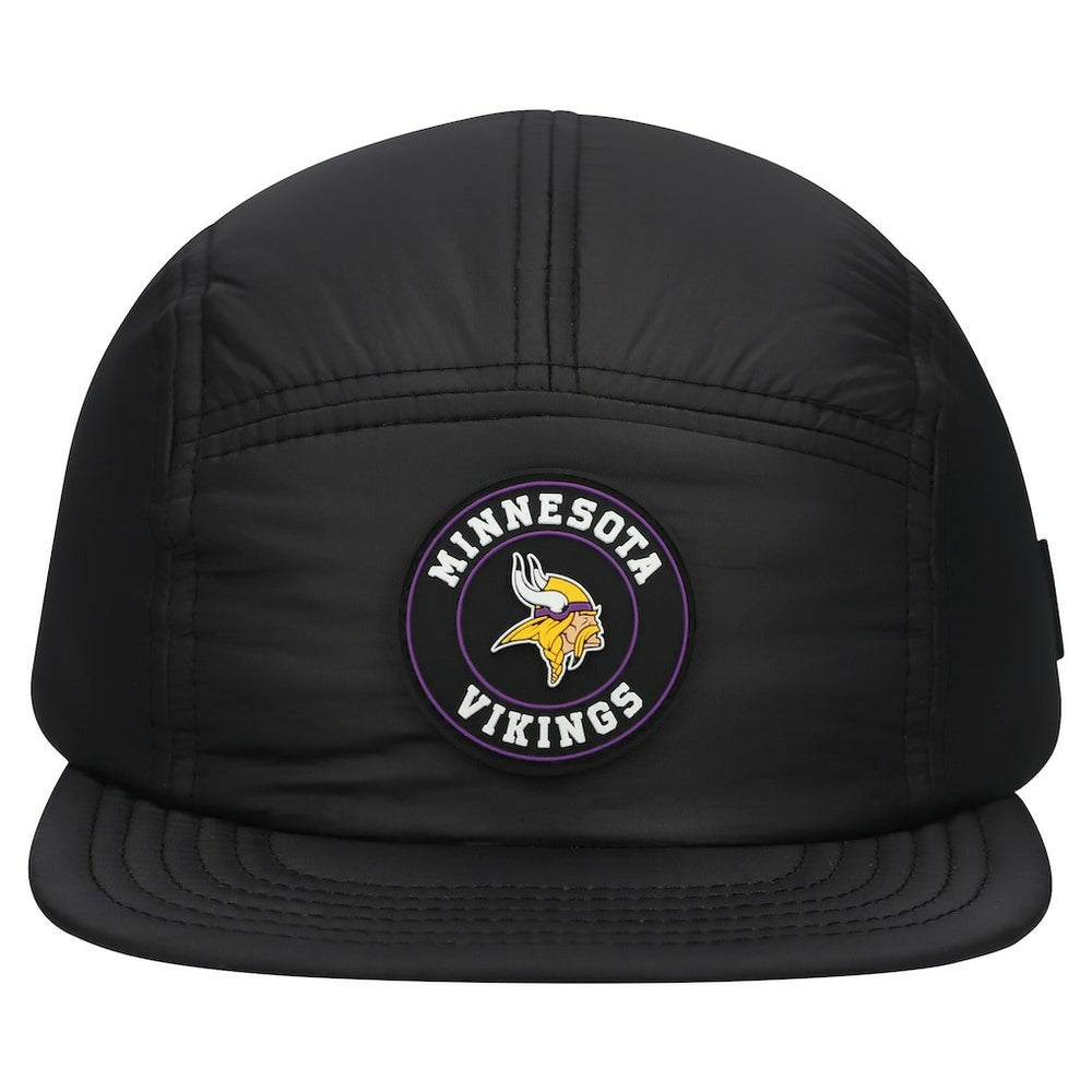 Minnesota Vikings New Era Quilted Camper Adjustable Hat Black