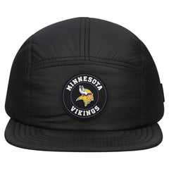 Minnesota Vikings New Era Quilted Camper Adjustable Hat Black