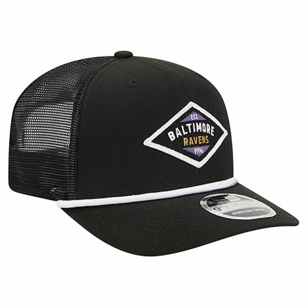 Baltimore Ravens New Era Team 9SEVENTY Adjustable Hat Black