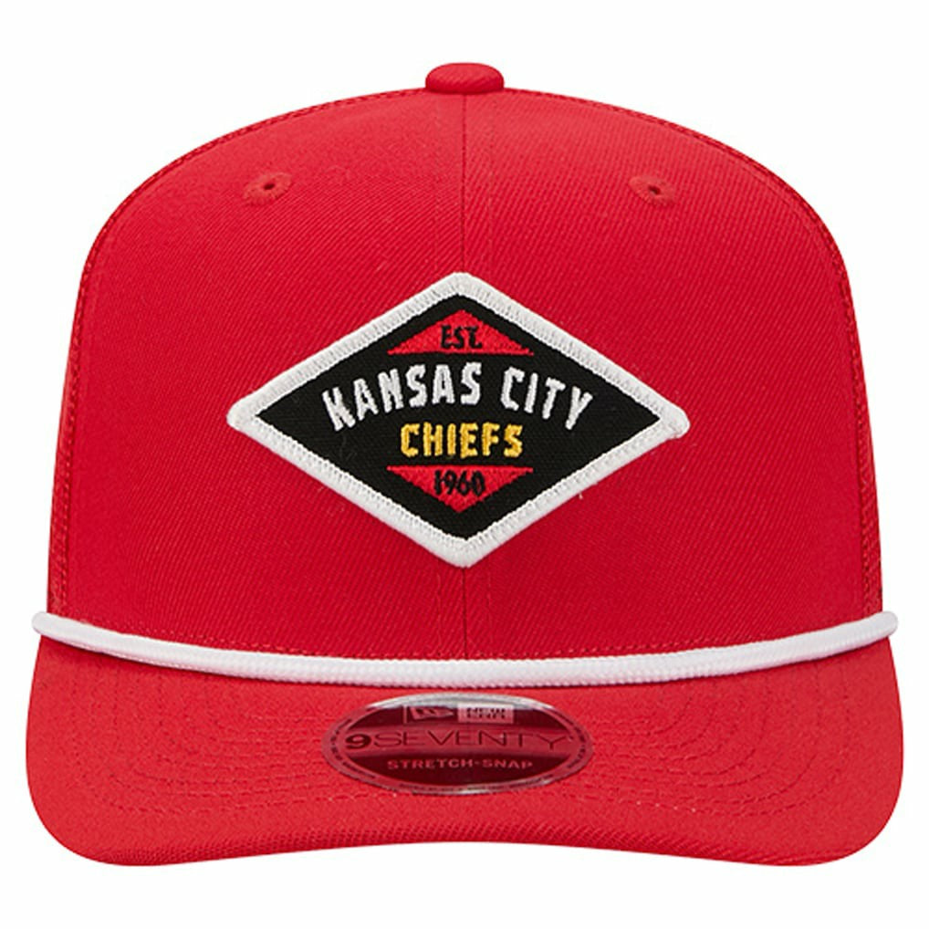 Kansas City Chiefs New Era Team 9SEVENTY Adjustable Hat Red
